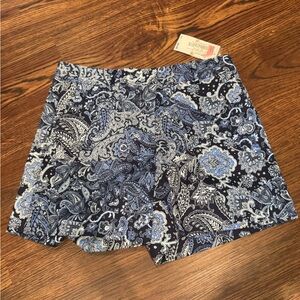 Michael Kors Blue Paisley Shorts